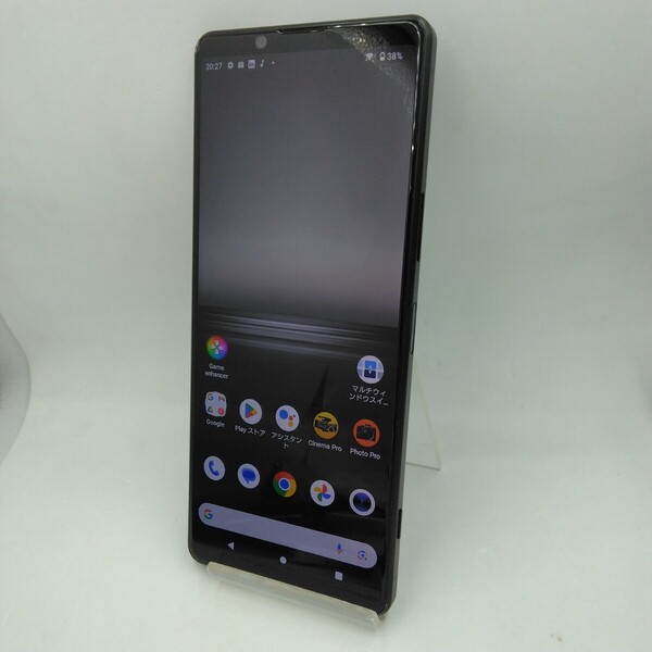 ジャンク SONY Xperia1Ⅱ QX-AT42 ブラック SIMフリー Android スマホ