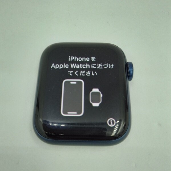 Apple Watch series6 40mm ブルー GPSモデル アルミニウム バンド付き
