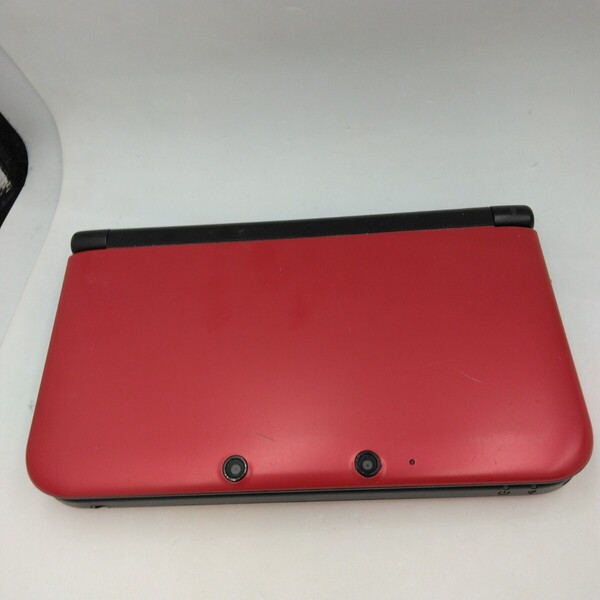 中古 任天堂 Nintendo 3DSLL レッドブラック 初期化済 タッチペン欠品