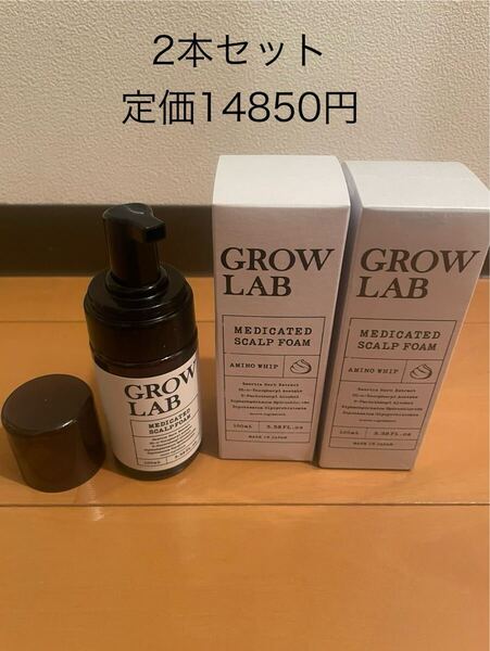 ★1本新品未開封★定価14850円★グロウラボスカルプフォーム育毛剤★100ml★2本セット