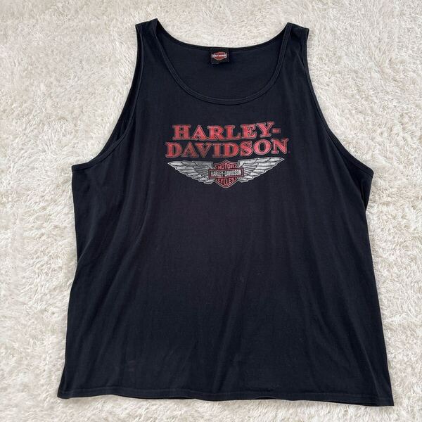 海外古着 Harley-Davidson タンクトップ 両面プリント 3XL