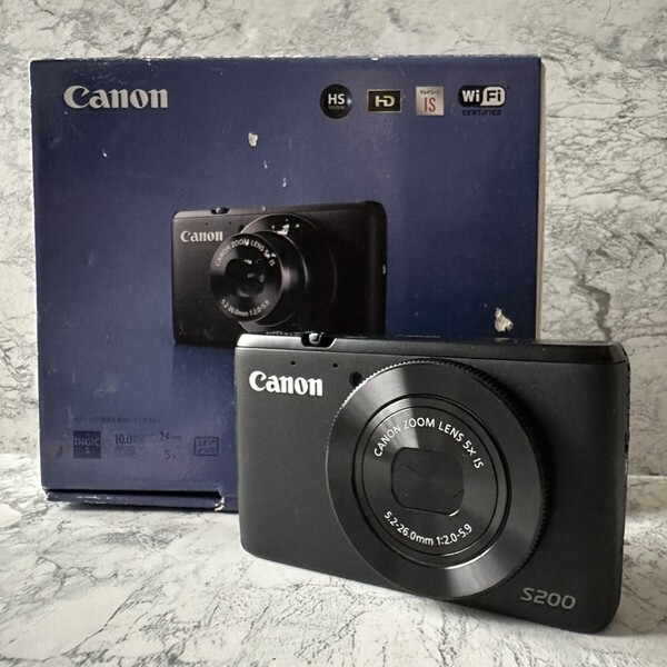 極美品 Canon Power Shot s200 ブラック キャノン