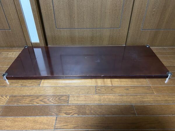 ホームエレクター ウッドシェルフ W1200×D450 ウォールナット No.01