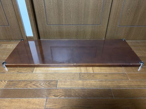 ホームエレクター ウッドシェルフ W1200×D450 ウォールナット No.02