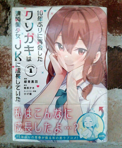 『10年ぶりに再会したクソガキは清純美少女JKに成長していた 1巻』 初版帯付 25/4