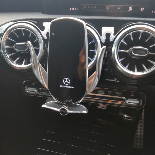 メルセデス ベンツ A B CLA GLA GLC Cクラス Sクラス Eクラス ★ スマホ ホルダー ベース スタンド 丸型エアコン C118 W118 X118 x117