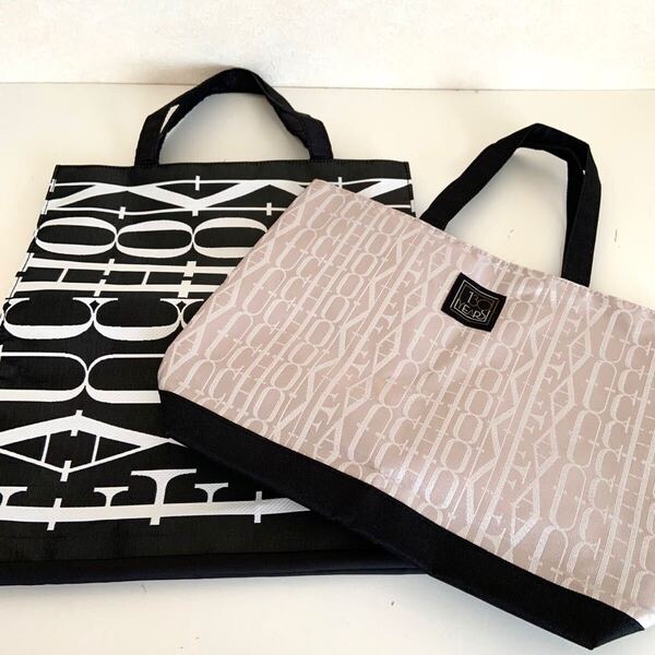 未使用 FAUCHON PARIS フォション パリス 高島屋 オリジナル トートバッグ 2点セット 非売品 ロゴ柄 バッグ かばん エコバッグ