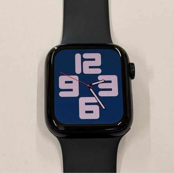 ☆即決 バッテリー良好 Apple Watch SE2 44mm ミッドナイトアルミニウム アップルウォッチ GPSモデル 第2世代 155