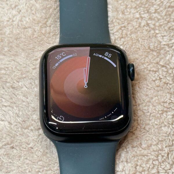 ☆即決 バッテリー96% Apple Watch series8 45mm ミッドナイトアルミニウム アップルウォッチ GPSモデル シリーズ8 755