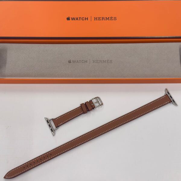 ☆希少 ほぼ未使用 即決 ゴールド アトラージュ Apple watch HERMES エルメス ドゥブルトゥール 42mm 41mm 40mm アップルウォッチ 780