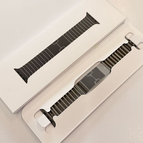 ☆即決 未使用 純正 Apple watch スレート リンクブレスレット ステンレス 46mm 45mm 44mm ステンレス アップルウォッチ リンクブレス 808