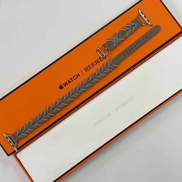 ☆即決 ほぼ未使用 Apple watch HERMES エルメス ブリドン アトラージュ ドゥブルトゥール 42mm 41mm アップルウォッチ 純正 817