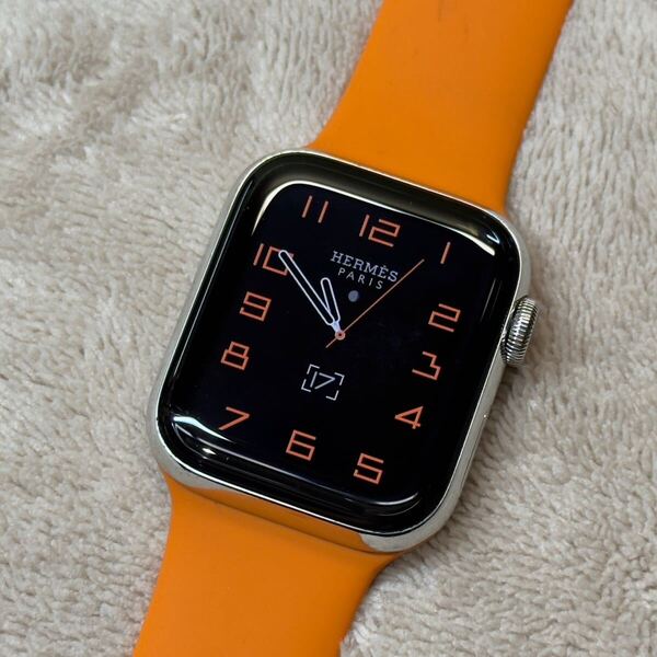 ☆即決 美品 Apple watch シリーズ6 アップルウォッチ HERMES Series6 40mm ステンレス GPS+Cellular 834