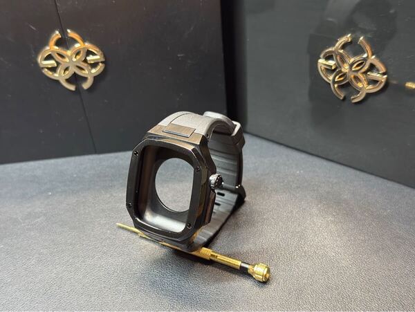★即決 ゴールデンコンセプト 45mm用 Apple Watchケース SPW45 SPW-45 ブラック シリーズ7~9 SE 830