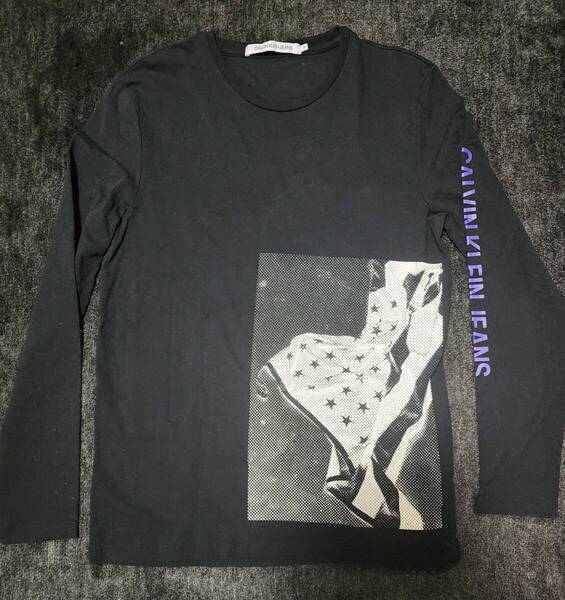 Calvin Klein Jeans カルバンクラインジーンズ ロンT 黒