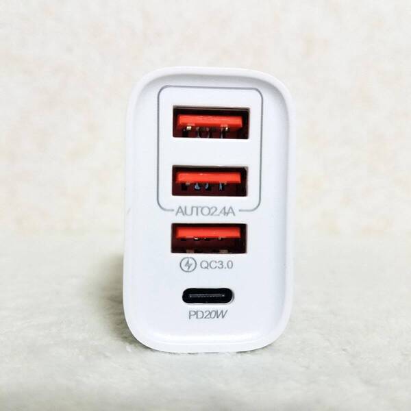 PD20w急速充電器★4ポート★iPhone★Android★iPad★1年保証