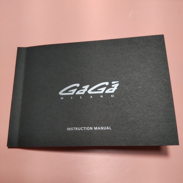 GaGa MILANO 純正品 ガガミラノ 国内 正規 冊子 取説 取扱説明書 付属品 DEC.2015. 送料込み