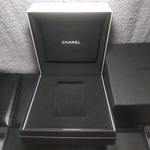 CHANEL 純正 シャネル 時計 箱 ウォッチ ケース ボックス 白 内箱 黒 外箱 化粧箱 空箱 BOX 正規 ボックス 保護 収納 付属品 010 送料込