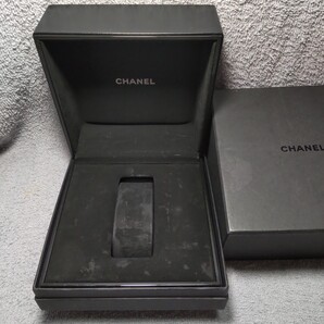 CHANEL 純正 シャネル 時計 箱 ウォッチ ケース ボックス 黒 内箱 黒 外箱 化粧箱 空箱 BOX 正規 ボックス 保護 収納 付属品 019 送料込み