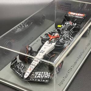 【送料込み】1/43 スパーク アルファタウリAT04 ラスベガスGP 2023 #22 角田裕毅