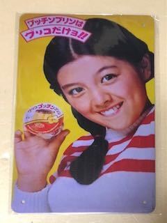 【 SL 83 】☆プッチンプリン☆ レトロ ☆ ブリキ看板 ☆