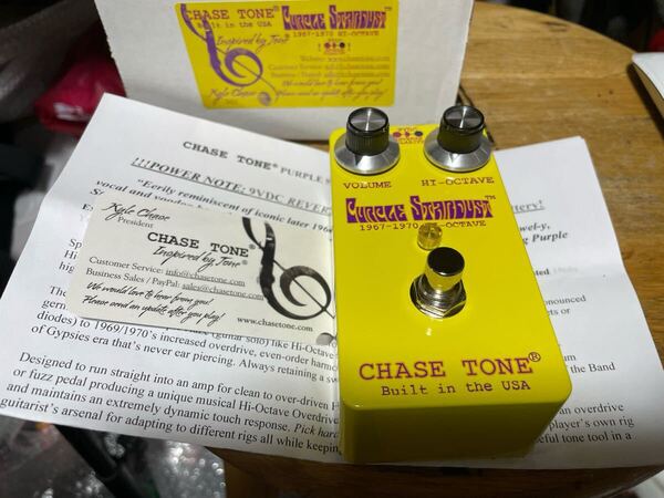 CHASE TONE Purple Stardust Hi Octave Fuzz オクターブファズ TYCOBRAHE OCTAVIA オクタヴィア