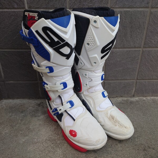 SIDI CROSSFIRE2【27cm】 SUPERMOTARD SRS モタードソール 新品ソール付き モタード オフロード モトクロス