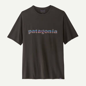 ★新作★ patagonia パタゴニア キャプリーン クール デイリー グラフィック シャツ '73 Text Logo: Black TLBK Mサイズ 正規品