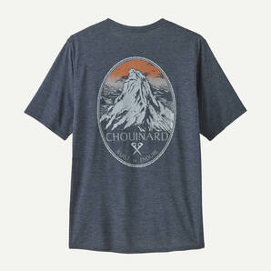 ★新作★ patagonia パタゴニア キャプリーン クール デイリー グラフィック シャツ ChouinardCrest Smolder BlueX-Dye Lサイズ 正規品