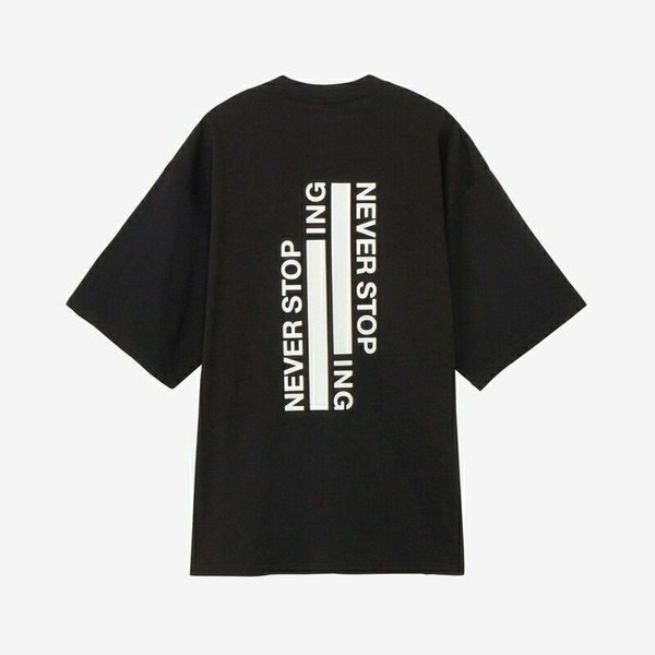★新品★ THE NORTH FACE ノースフェイス S/S NEVER STOP ING Tee ネバーストップアイエヌジーティー ブラック K Lサイズ タグ付き