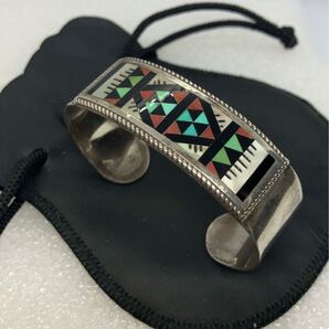 ズニ族 バングル シルバー925 インディアン アクセサリー ナバホ