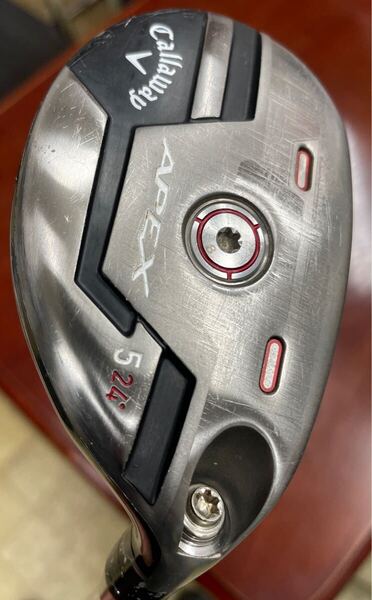キャロウェイ(Callaway)・エーペックス(APEX) ユーティリティ 5U(24°) KBS 85S 純正ヘッドカバー付き 送料無料