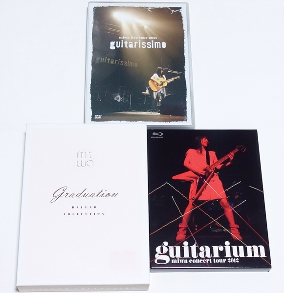 即決 miwa guitarium 2012 ballad collection Blu-ray 2011 DVD ブルーレイ