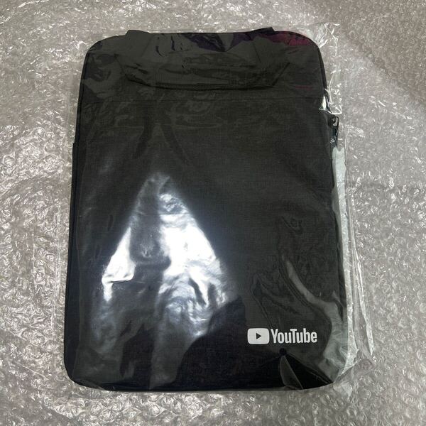 【非売品】YouTube ユーチューブ 新品 ノートPCタブレットケース レア 希少 ノベルティ バッグ式 Google グーグル 未使用