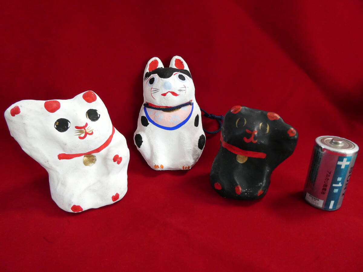 江口人形店】弓野人形／猫貯金箱 ※お好きな色をお選びください