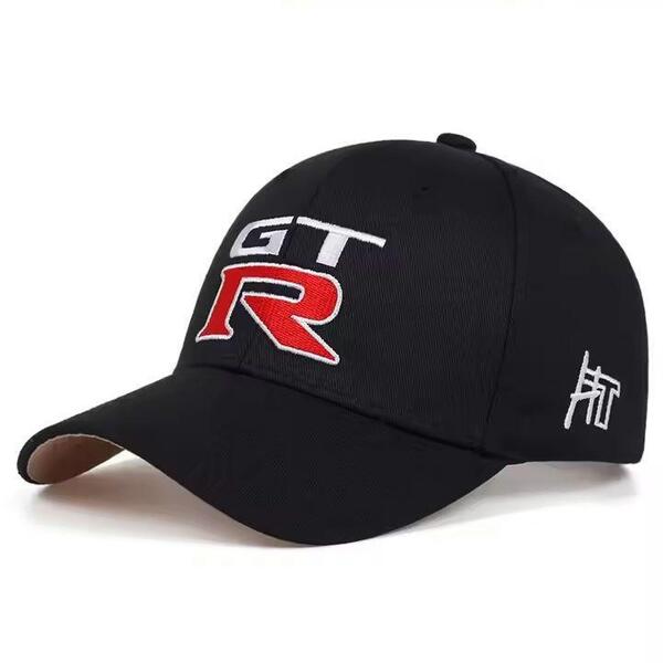 新品/ GT-R 刺繍 キャップ 野球帽 帽子 メンズ レディース ユニセックス 黒 ブラック