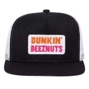 新品 Dunkin' Deeznuts メッシュ キャップ 野球帽 帽子 黒 白 メンズ レディース ユニセックス ストリート アメカジ ヒップホップ