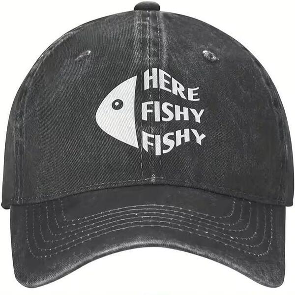 新品 魚 フィッシュ プリント キャップ 野球帽 帽子 コットンキャップ メンズ レディース ユニセックス ストリート アメカジ