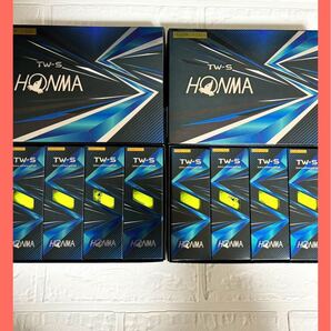 HONMA ホンマ TW-S イエロー 2ダース(24球)