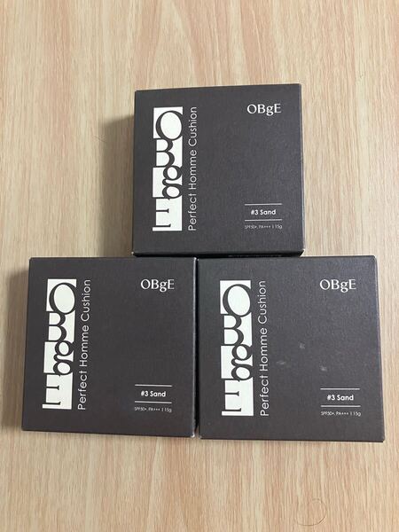 obge パーフェクト クッション ファンデーション ♯3 sand 15g