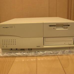 ■メンテナンス済■PC-9821 V13 + RAM 30MB + CF(2GB) + DVD/CD + 電池新品交換