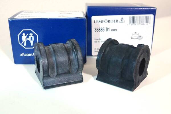 スタビライザーブッシュ 16mm内径・左右2個セット×5組*VW Polo(9n/6R)/UP!*6Q0411314P*Lemforder製+FAG製【社外新品】
