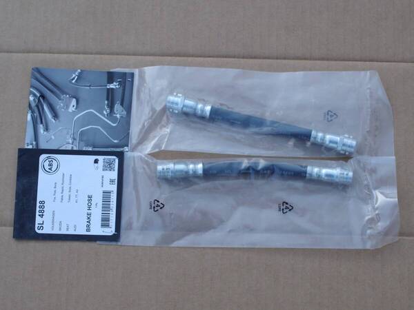 ブレーキホース リア用*VW Golf4/Newbeetle/Polo(6N/9N/6R)/Lupo・Audi TT(8N)/A1(8X)など*1J0611775相当*2本セット【社外新品】