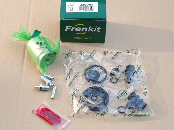 キャリパーリペアキット*Lucas 38mm・リア用2個*VW Golf4/Newbeetle/Polo(6R)/T4・Audi A3(8L/8P)/A4(8D/8E)/TT(8N)など*Frenkit製