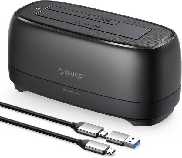 OY138 ORICO HDDスタンド 20TB USB 3.0 ハードディスクケース 2.5/3.5インチ HDD SSD対応 5Gbps高速伝送