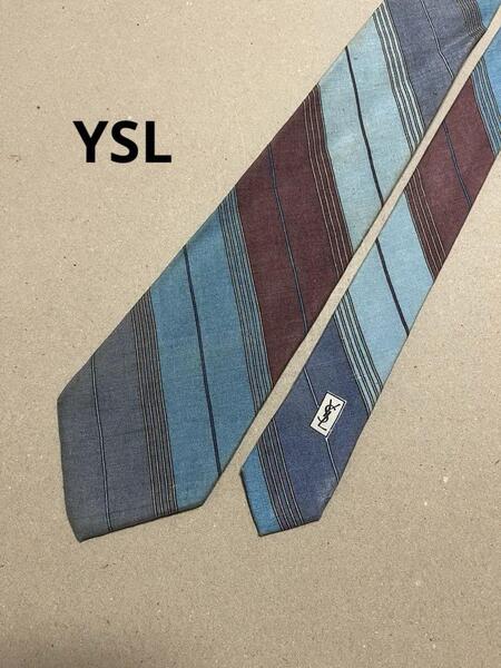 Yves Saint Laurent イヴ・サンローラン ネクタイ ストライプ柄