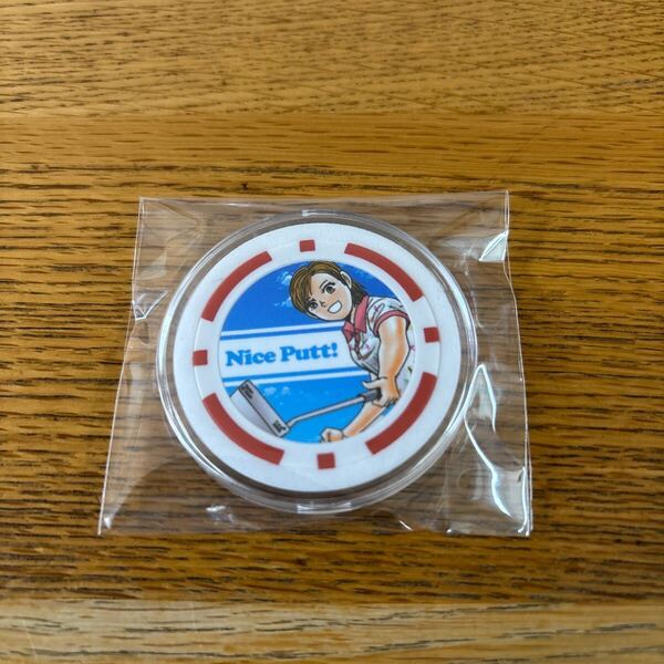 オーイ!とんぼ ゴルフボールマーカー Nice Putt! 赤 未使用品 送料込