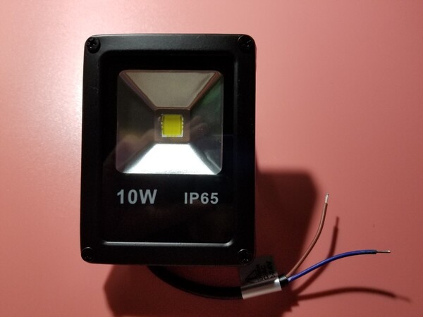 玄関灯・防犯灯・非常灯 DIY 電子工作用 明るいLED照明ライト投光器 10W
