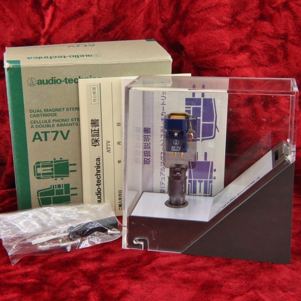 audio-technica/オーディオテクニカ AT7V VM型(MM型)カートリッジ スタンド付き 中古品 再生確認済み 送料込み 25E13012