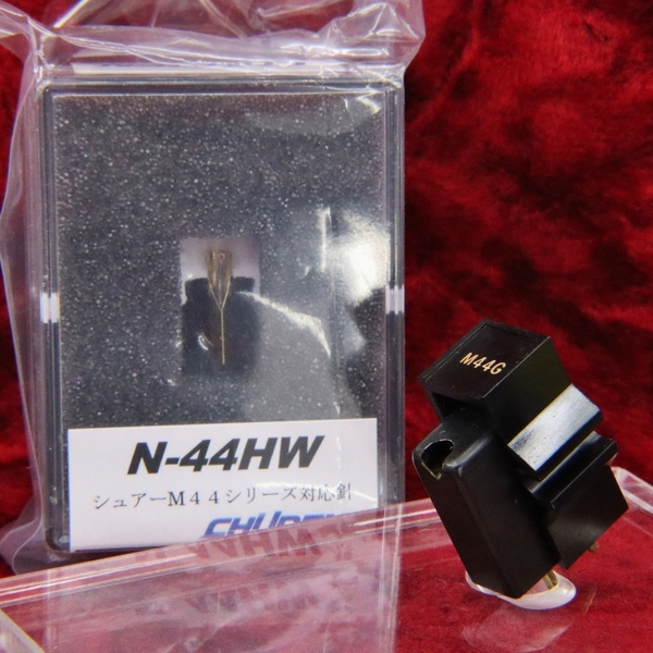 SHURE/シュアー M44G MM型カートリッジ 純正針欠品/新品互換針セット 中古品 動作確認済み 送料込み 25E16003